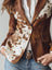 Women’s Cowhide Leather Jacket – Genuine Hair-On Hide Cow Print Coat