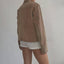 Vintage Brown Suede Jacket – Western Cowgirl Statement Coat