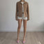Vintage Brown Suede Jacket – Western Cowgirl Statement Coat