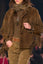 Vintage Brown Suede Fringe Jacket – 90s Western Boho Cropped Coat