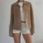 Vintage Brown Suede Jacket – Western Cowgirl Statement Coat