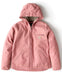 Vintage Duck Canvas Hooded Jacket – Dusty Rose Sherpa-Lined Workwear Coat