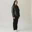 Women’s Black Shearling Aviator Jacket – Genuine Sheepskin Leather Bomber Coat