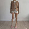 Vintage Brown Suede Jacket – Western Cowgirl Statement Coat