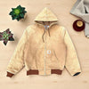 Vintage Duck Canvas Hooded Jacket – Quilted Lined Unisex Workwear Coat