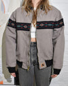 Vintage 90s Carhartt Santa Fe Jacket – Aztec Quilted Lined Canvas Workwear Coat
